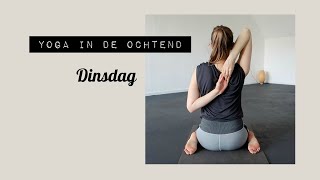 Yoga in de Ochtend  DINSDAG Schouderopeners en vooroverbuigingen  Yoga met Lieneke [upl. by Ineslta]