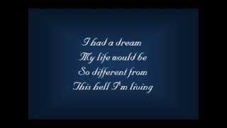 I Dreamed a Dream Lyrics  25th Anniversary Concert [upl. by Yate]