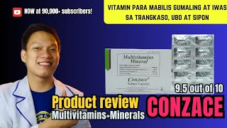 Product review CONZACE multivitamins  minerals [upl. by Sharon435]