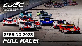 Full Race I 2023 1000 Miles of Sebring I FIA WEC [upl. by Deeann]