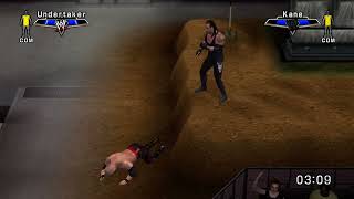 Smackdown vs Raw 2007 Undertaker vs Kane Buried Alive Match Xbox 360 [upl. by Syned]