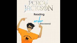 percy jackson reading order percyjackson booktok pjo  credit megmccaffreyz [upl. by Eidlog]