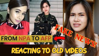 Reacting To Old Videos and FAKE NEWS  Marian Carmelo [upl. by Dibrin]