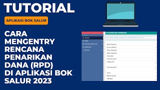 Tutorial Cara Mengentry Rencana Penarikan di Aplikasi BOK Salur Puskesmas tutorial daknonfisik [upl. by Fesoy]