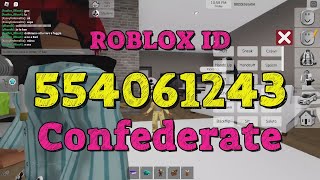 CONFEDERATE Roblox Song Codes [upl. by Astraea]