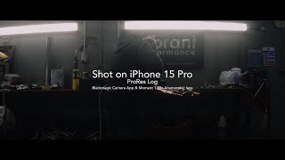 iPhone 15Pro Prores Log amp Moment 133X Anamorphic Lens [upl. by Truman]