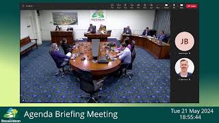 Town of Bassendean Council Briefing Session 21 May 2024 [upl. by Linnet]