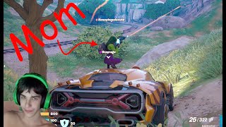 Family Fortnite Fast cars Moms on Roof and Graffiti Fun [upl. by Nylitsirk]