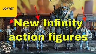 Corvus Belli Infinity Panoceania inquisitor amp Intervention and Recon team 118 scale action figures [upl. by Leban]