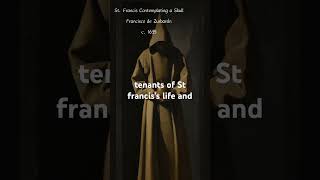 Francisco de Zurbarán’s St Francis Contemplating a Skullc 1635 arthistory [upl. by Tarr349]