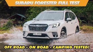 Camping  Mini Offroading With The SUBARU FORESTER 20iS Eyesight  TEST DRIVE PH [upl. by Ardnusal362]