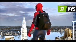 SpiderMan  Ultra Graphics NYC Free Roam Swinging [upl. by Concha537]