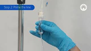 BD neXus V700  Priming and loading the IV administration set [upl. by Ilam]