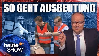 Millionen Deutsche werden um den Mindestlohn beschissen  heuteshow vom 04052018 [upl. by Huberto]