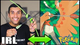 INSANE POKEMON ATTACKS IN REAL LIFE CHALLENGE DECIDUEYE SPIRIT SHACKLE INSANELY DANGEROUS [upl. by Eseerehc]