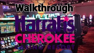 Harrahs Cherokee casino walkthrough [upl. by Eiramit]