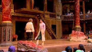 Ariel demands his liberty  The Tempest 2013  Act 1 Scene 2  Shakespeares Globe [upl. by Airdnaz]