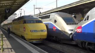 TGV cargo Euro Carex à Paris gare de Lyon [upl. by Jacobs]