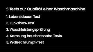 5 Tests zur Qualität einer Waschmaschine [upl. by Mirella852]