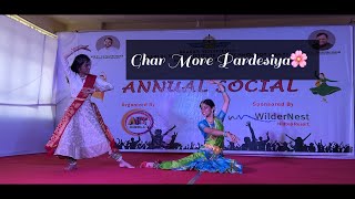 Ghar more pardesiyaâœ¨  Kathak Bharatanatyam  Semiclassical  Aditi Tonpe [upl. by Sofer]