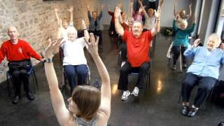 BBC Radio Bristol visit LinkAges Chair Aerobics [upl. by Cherian434]