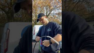 EV cable stripping made easy using the Doncaster cables EV cable stripper ⚡️ electrician lifehack [upl. by Annoled]