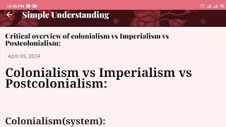 ColonialismImperialismPostcolonialismviral trending linguistics literature english study [upl. by Jephthah435]