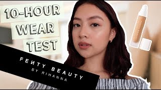 FENTY BEAUTY FOUNDATION 10HOUR WEAR TEST Philippines [upl. by Geaghan]