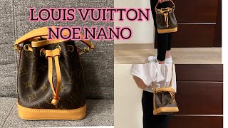 LOUIS VUITTON NOE NANO BAG  Reveal amp Modshots  LV NANO NOE❤️ [upl. by Lseil188]