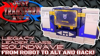 JUST TRANSFORM IT Legacy Leader Soundwave [upl. by Paget370]