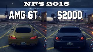 MercedesAMG GT vs Honda S2000  NFS 2015 Drag Race [upl. by Allerym]