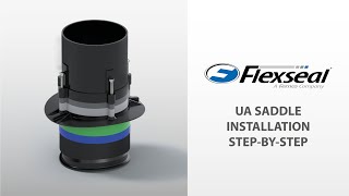 Flexseal  UA Saddle Installation for Twinwall Pipe [upl. by Clerk]