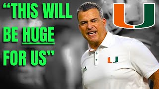 Miami Hurricanes Just Pulled Off A MASSIVE Move [upl. by Amathiste988]