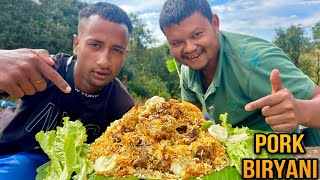 Pork Biryani Recipe  Easy IndianStyle  Cooking in the village [upl. by Womack455]