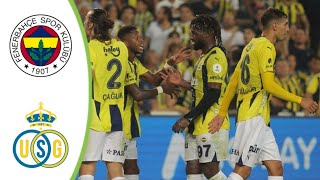 Fenerbahce vs Union SaintGilloise  Extended Highlights amp All Goals 2024 HD [upl. by Tomasina]