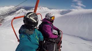 Ski Trip Chile 2017  Nevados de Chillan freeriding sector Pirigallo y Tres Marias [upl. by Jabon]