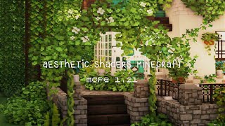 aesthetic shaders for minecraft pe 121 🌱🌼  render dragon [upl. by Dittman]