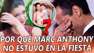 😱💔Marc Anthony el GRAN AUSENTE en el CUMPLEAÑOS de su HIJO con Nadia Ferreira [upl. by Dusen]