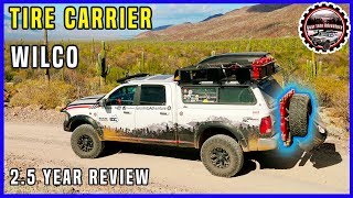 Wilco Offroad Hitchgate Tire Carrier  25 Year Review and Issues hitch tire carrier [upl. by Sapphire]