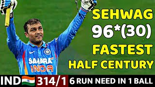 SEHWAG BLAST 96 RUNS VS MALINGA  IND VS SL 1ST ODI 2012  MOST SHOCKING BATTING EVER😱🔥 [upl. by Zeiler833]