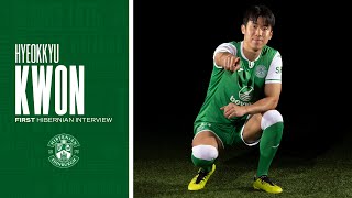 Hyeokkyu Kwon First Hibs Interview  Hibernian FC [upl. by Nedearb]