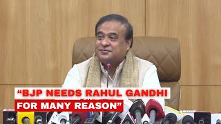 quotBJP needs him for many reasonquot Assam CM Himanta Biswa Sarma takes jibe at Rahul Gandhi [upl. by Thoma]