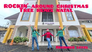 ROCKIN AROUND CHRISTMAS TREE REMIX NATALCHOREOGRAPHER YUKE JAWALI INARVJ LINE DANCE [upl. by Fuld]