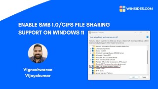 How to Enable SMB 10CIFS File Sharing Support on Windows 11 PC [upl. by Wavell]