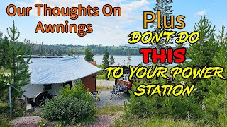 RV Awnings and Lithium Power Stations  Some things you need to know [upl. by Ingrid514]