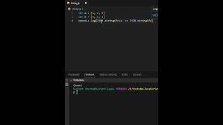 Comparing Arrays in JavaScript JSONstringify Method Explained viral shorts short [upl. by Togram]