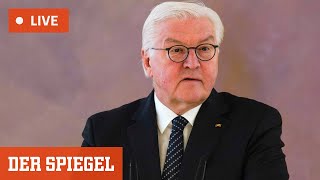 Livestream Das sagt Bundespräsident Steinmeier am Jahrestag des UkraineKriegsbeginns [upl. by Garett482]