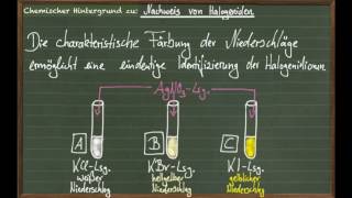 Halogenid Nachweis mit Silbernitrat [upl. by Aihtnic]