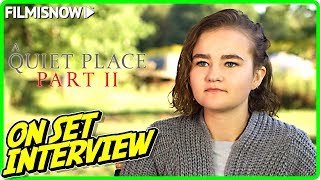 A QUIET PLACE PART 2  Millicent Simmonds quotRegan Abbottquot Onset Interview [upl. by Atsillak]