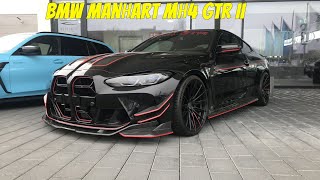 Aus BMW M4 CSL wurde Manhart MH4 GTR II G82  Sound und walk around [upl. by Shana]